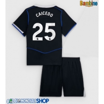 Maglie da calcio Chelsea Moises Caicedo #25 Terza Maglia Bambino 2025-26 Manica Corta (+ Pantaloni corti)